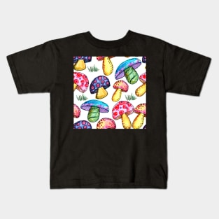 mushrooms Kids T-Shirt